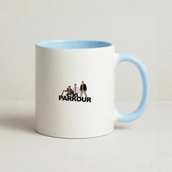 Parkour Coffee Baby Blue Mug
