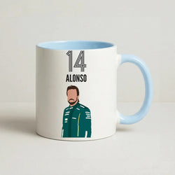 Alonso 2026 Coffee Baby Blue Mug