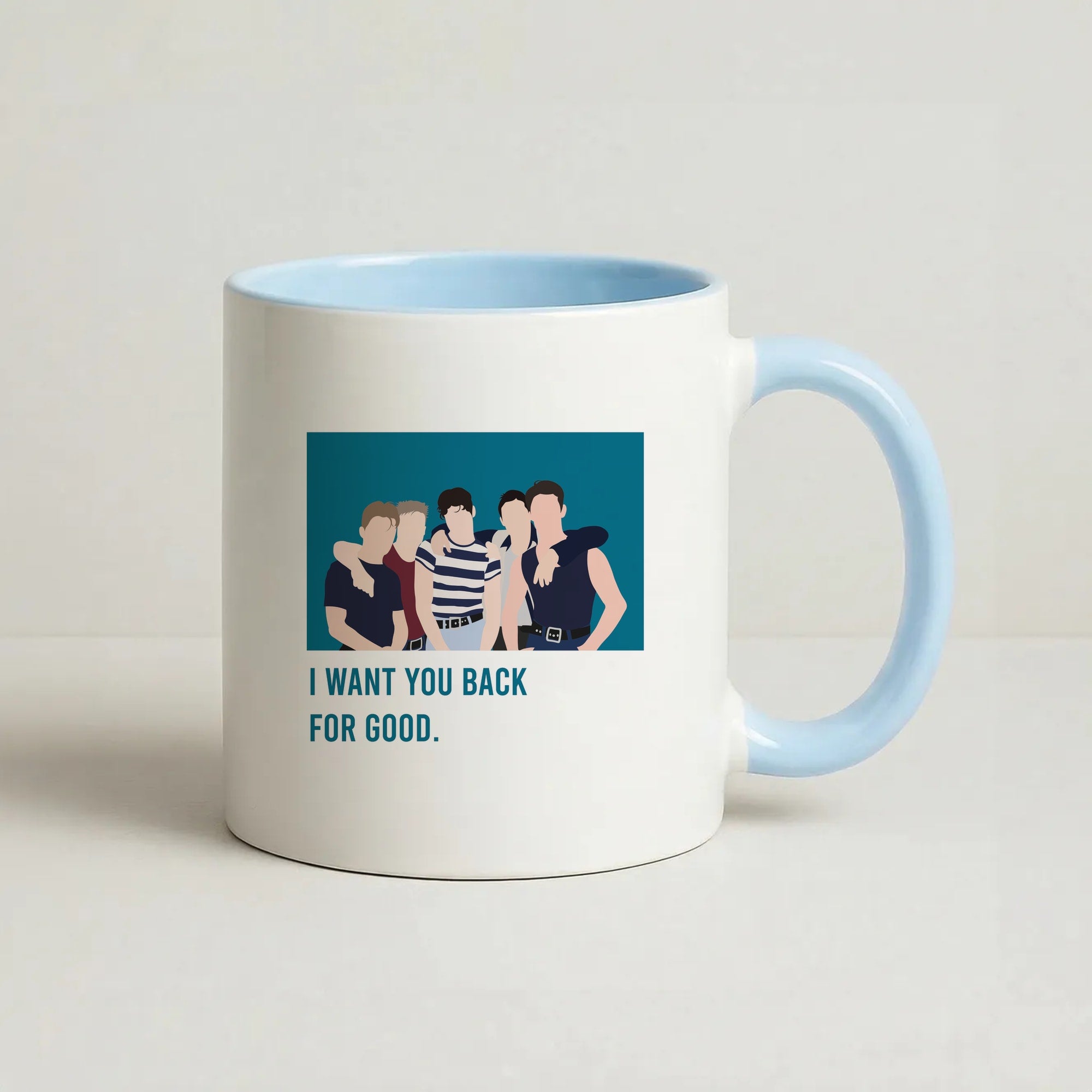 I Want You Back Coffee Baby Blue Mug