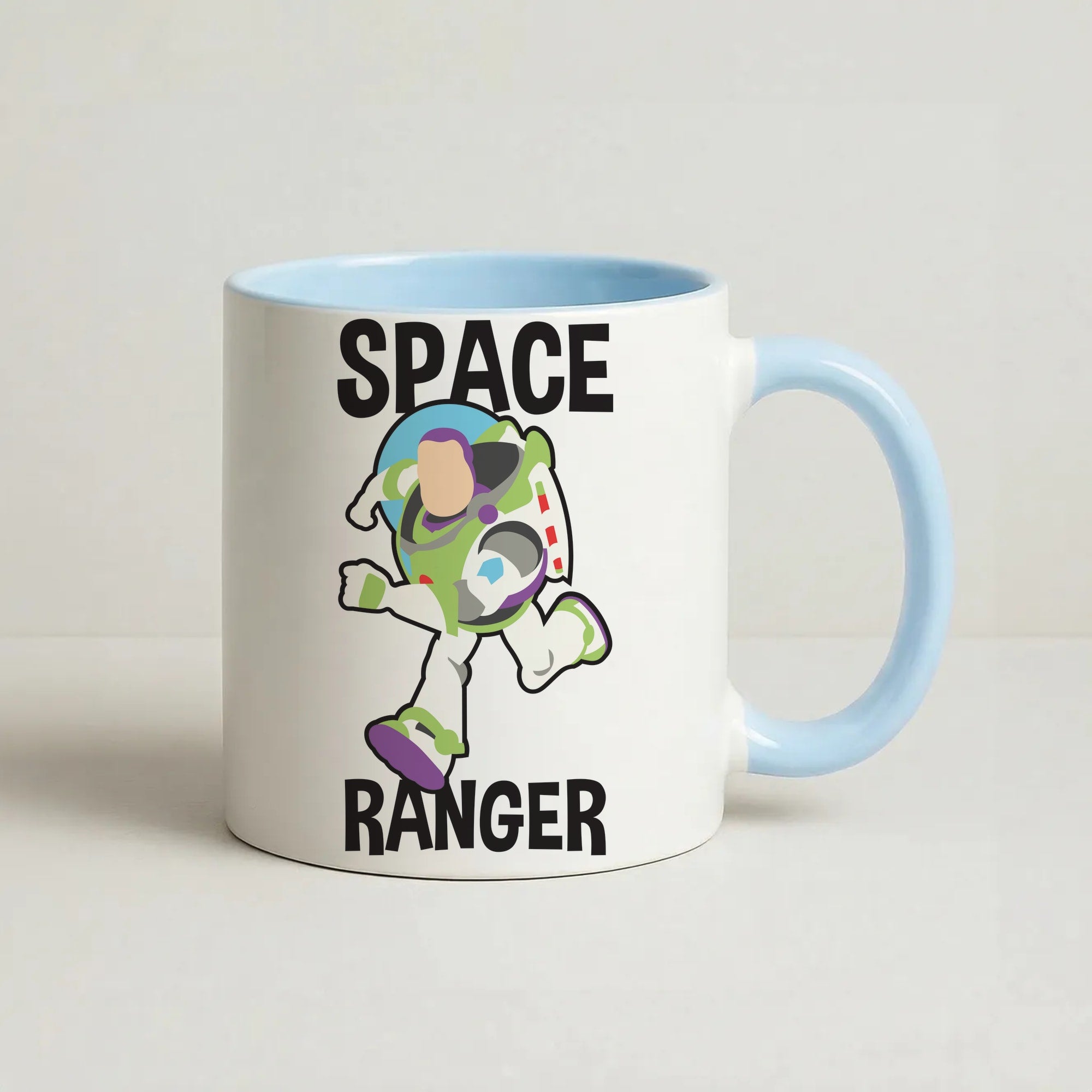Space Ranger  Coffee Baby Blue Mug