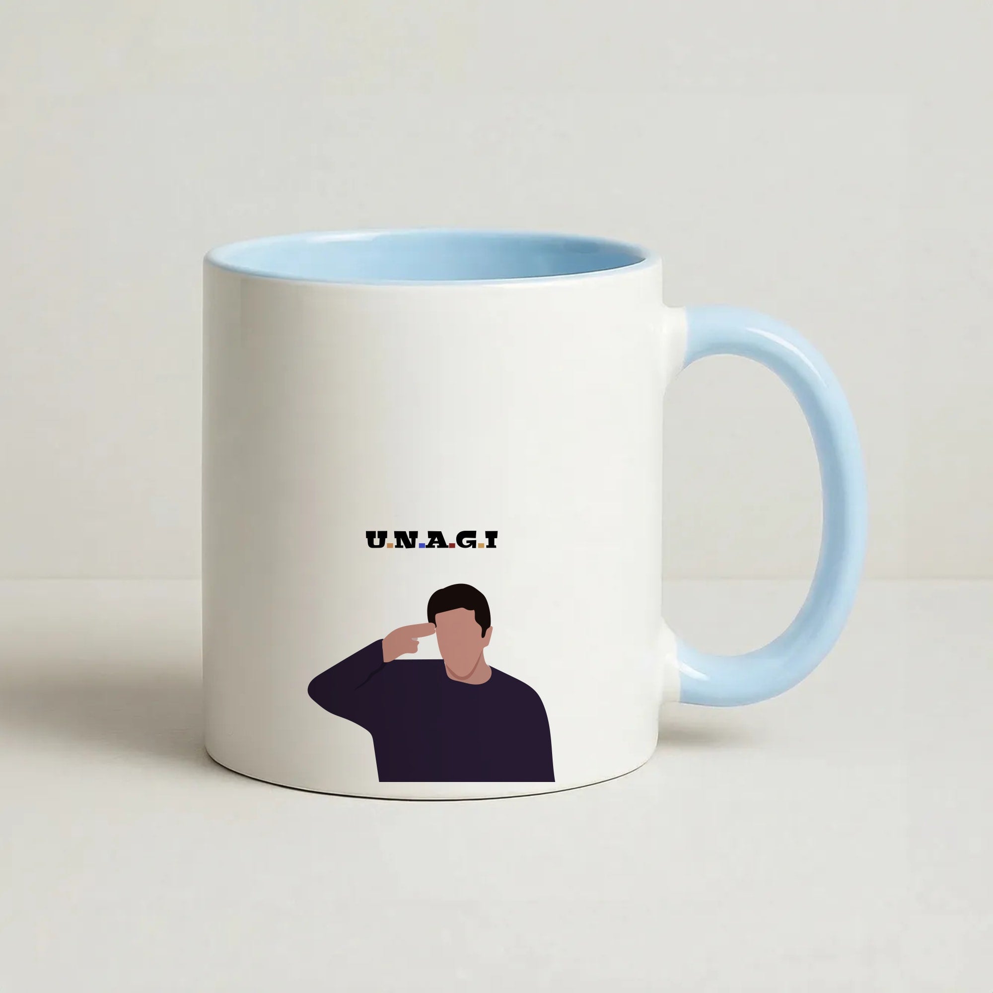 Unagi Coffee Baby Blue Mug
