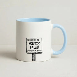 Welcome to Mystic Falls - VD Coffee Baby Blue Mug
