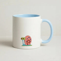 Gary The Snail Coffee Baby Blue Mug