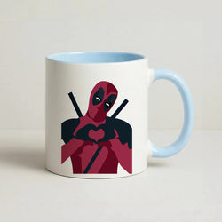 DP heart Coffee Baby Blue Mug