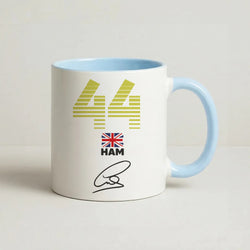 Lewis Hamilton - F1 Coffee Baby Blue Mug