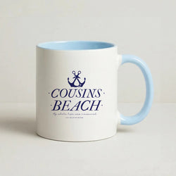 Stripes Cousin Beach Coffee Baby Blue Mug