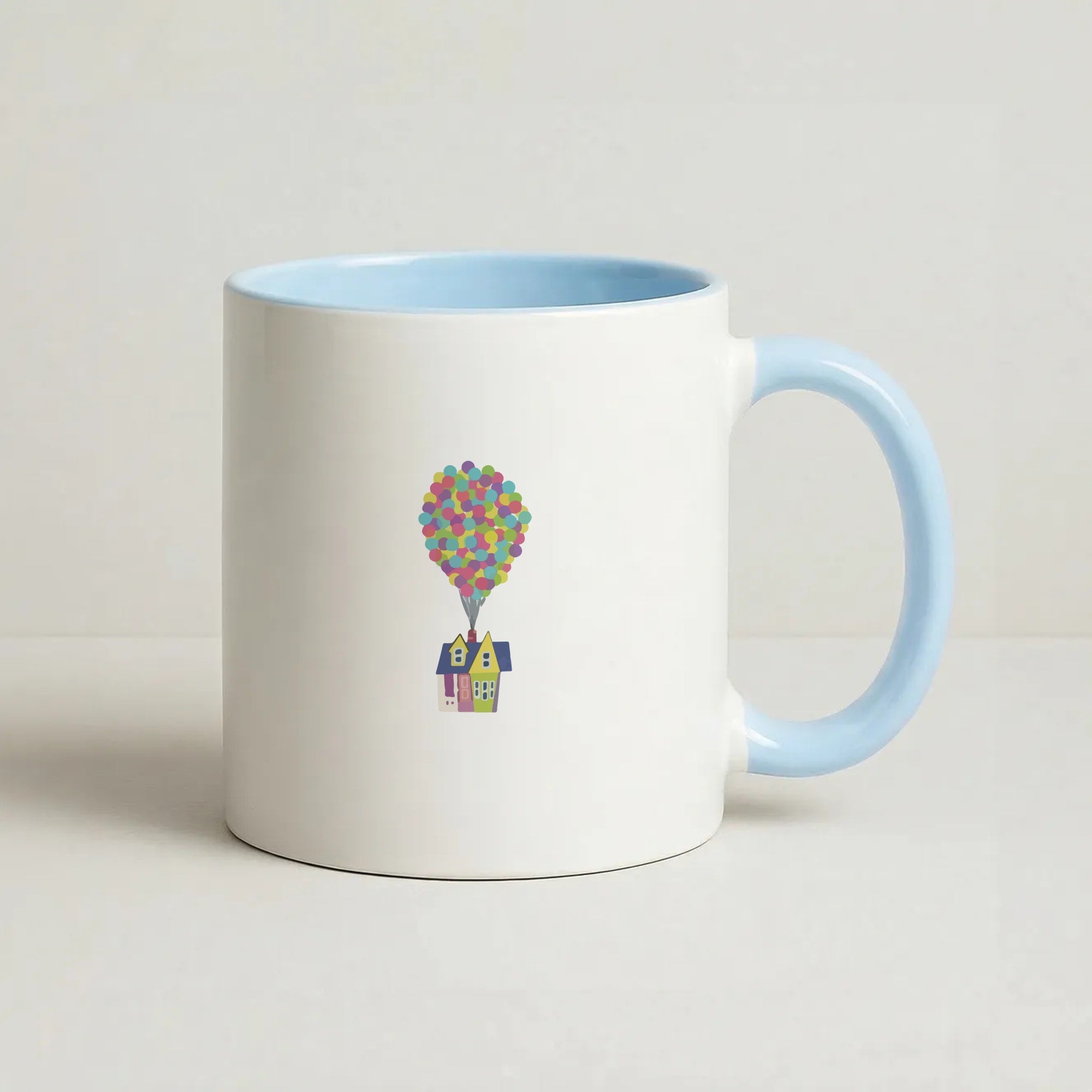 House Up Coffee Baby Blue Mug
