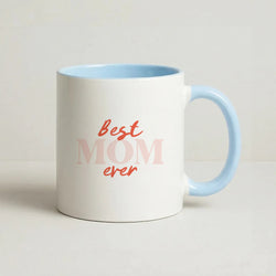Best Mom Ever Coffee Baby Blue Mug