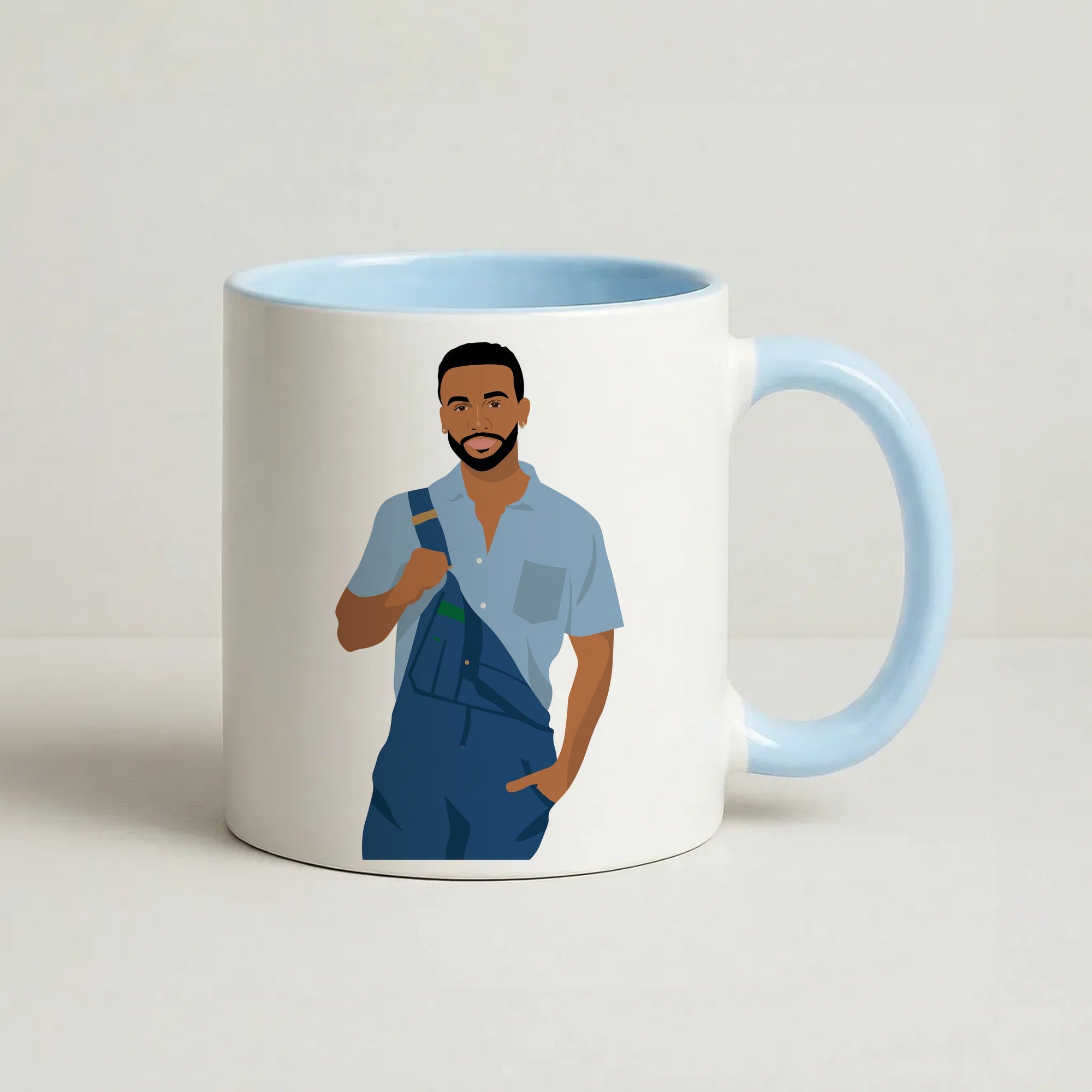 Aston Coffee Baby Blue Mug