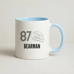Bearman Helmet 2026  Coffee Baby Blue Mug
