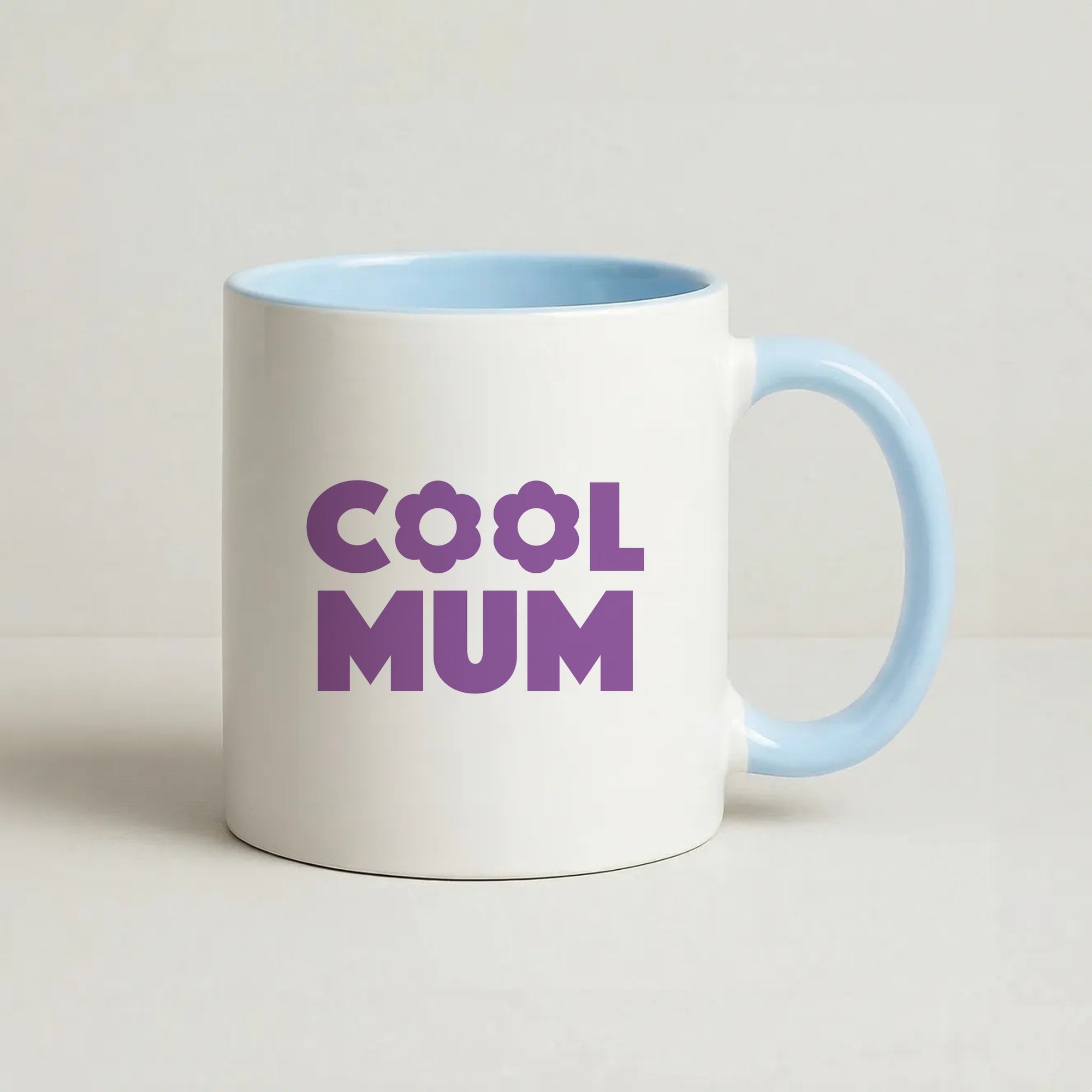Cool Mum Coffee Baby Blue Mug