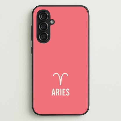 Aries Pastel Zodiac Galaxy S23FE Case