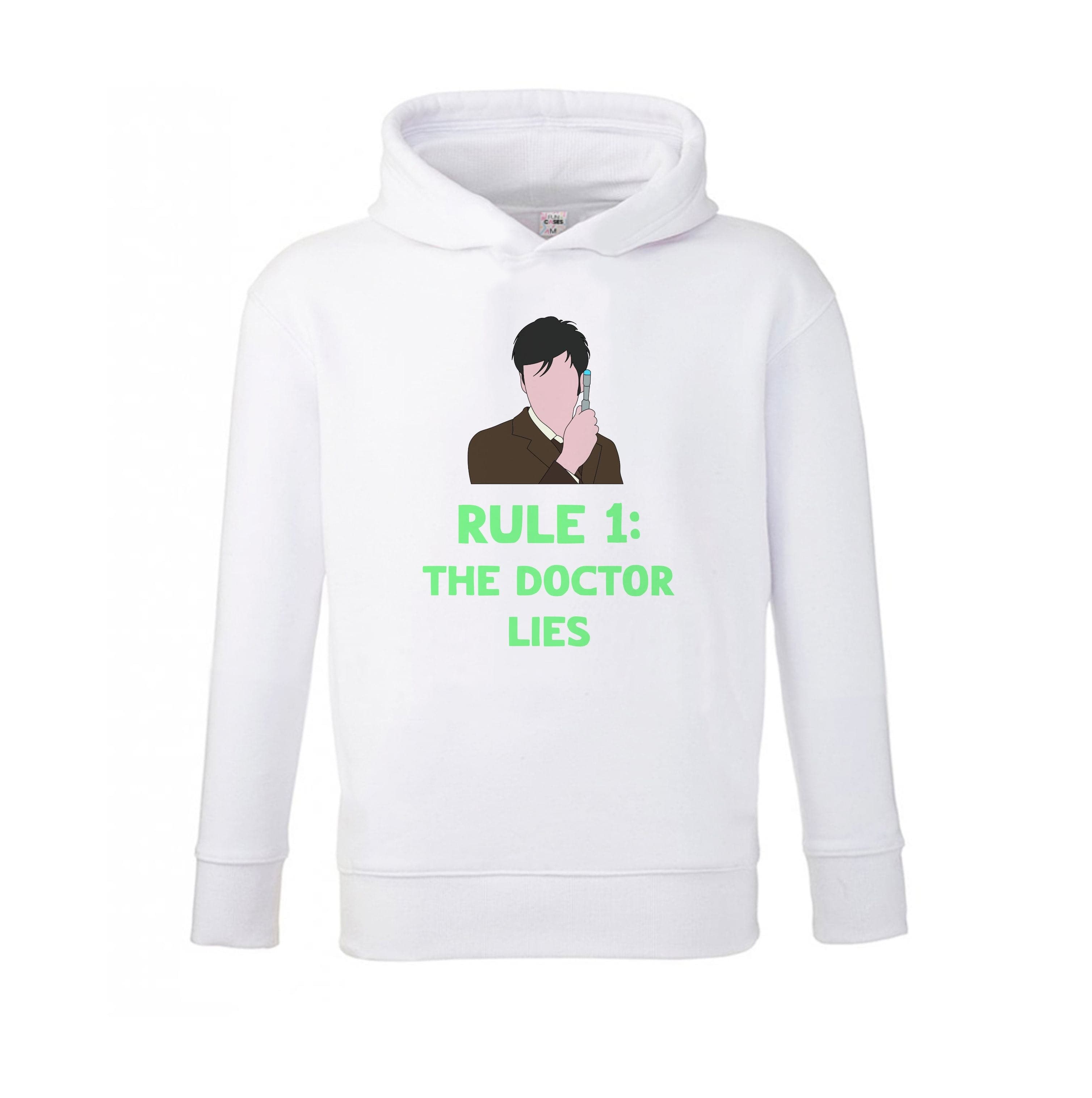 Rule 1: The Doctor Who Lies Kids Hoodie