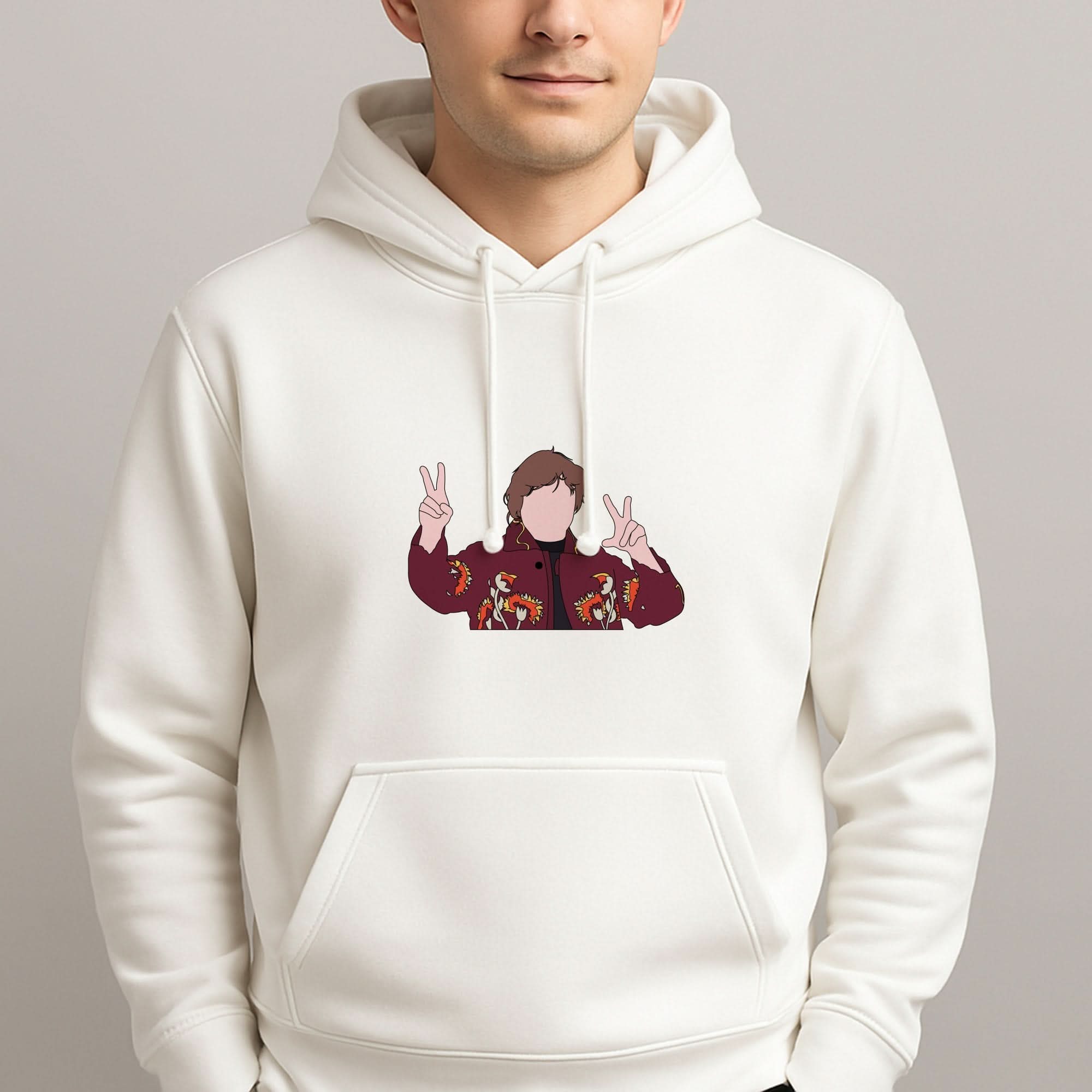 Peace Out Mens Hoodie