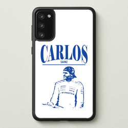 Carlos White And Blue Galaxy S20 Case