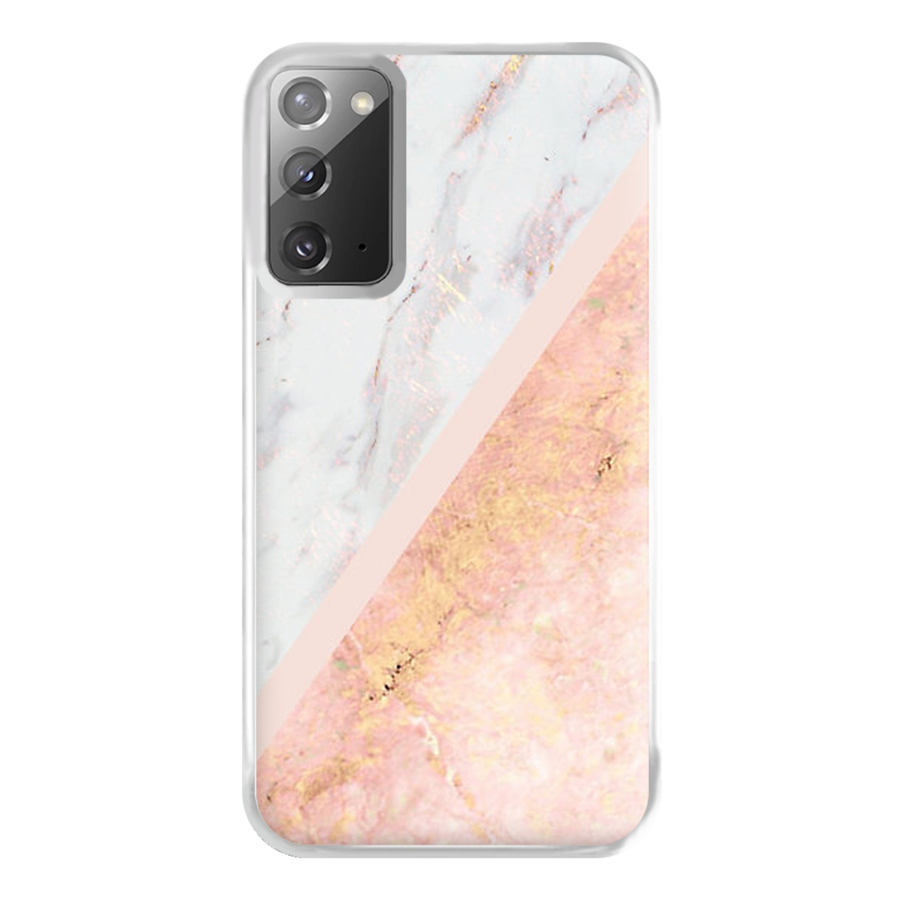 Marble and Rose Gold Phone Case