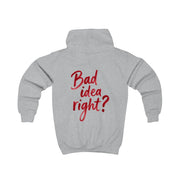 Bad Idea Right Kids Hoodie 6