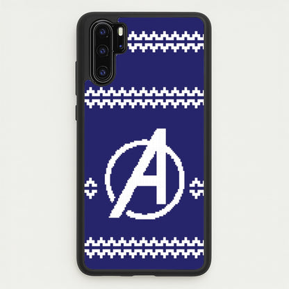 Superhero Team Blue Christmas Jumper  Huawei P30 Pro Case