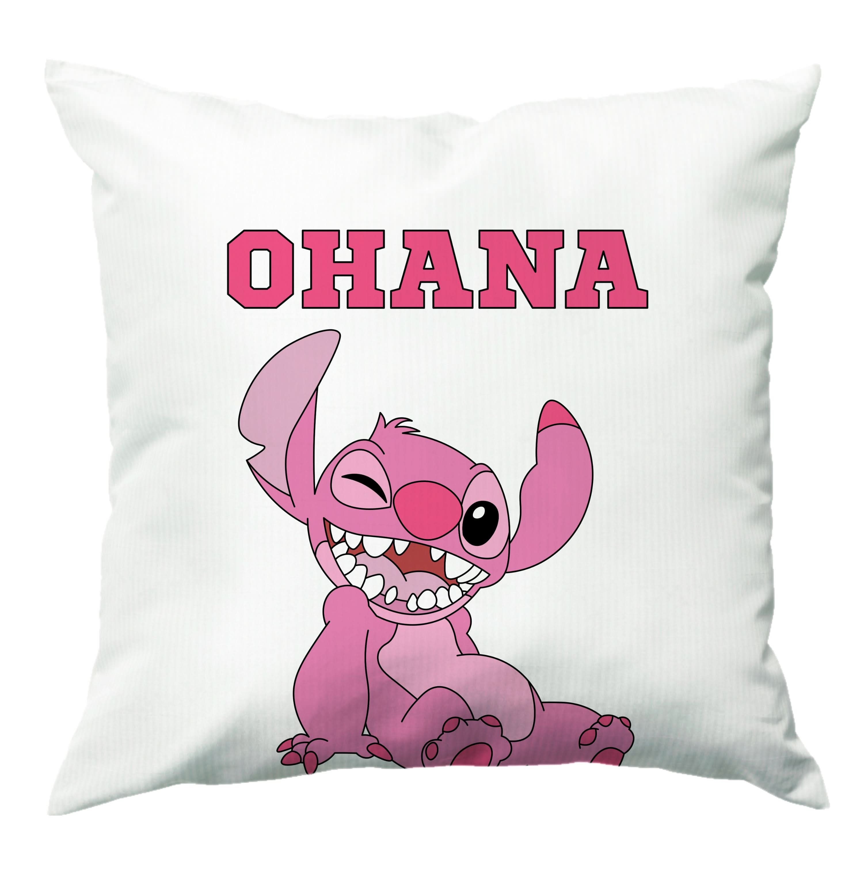 Pink Alien Ohana Cushion