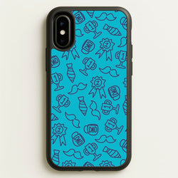 Dad Doodles Pattern iPhone X / XS Case