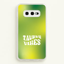 Taurus Vibes Gradient Zodiac Galaxy S10e Case