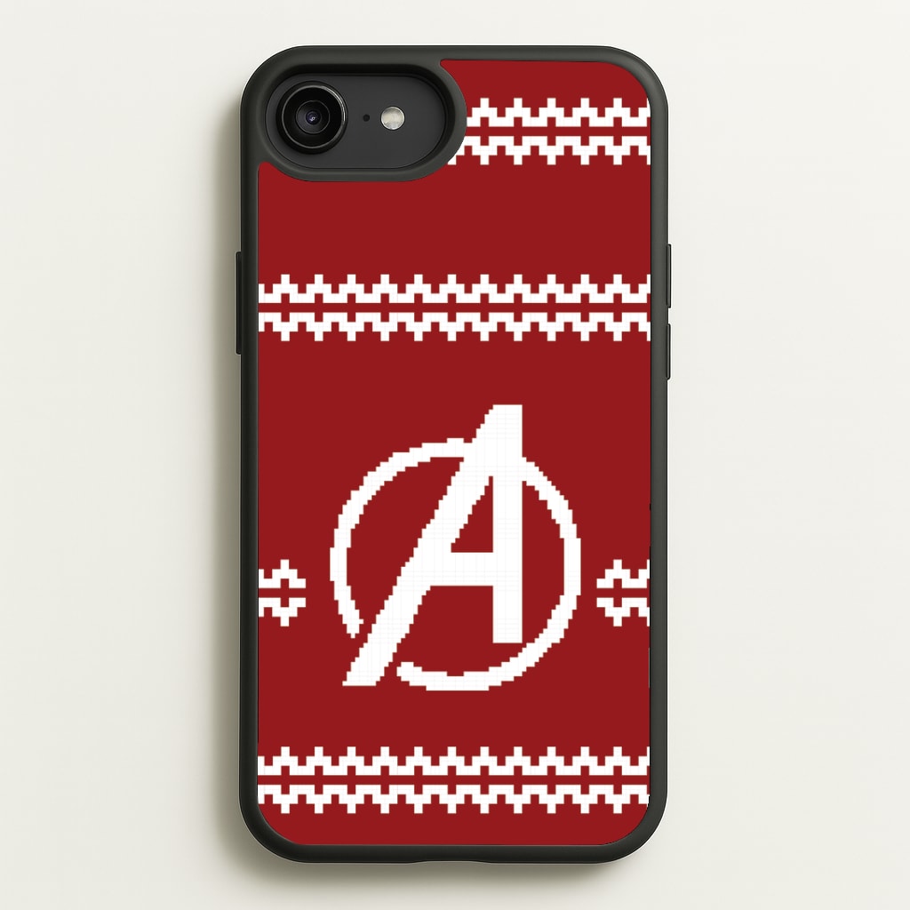 Superhero Team Red Christmas Jumper  iPhone 6 Plus / 7 Plus / 8 Plus Case