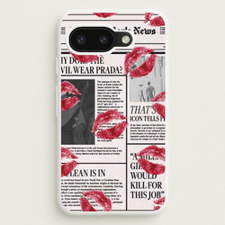 Headline Kisses Google Pixel 9a Case