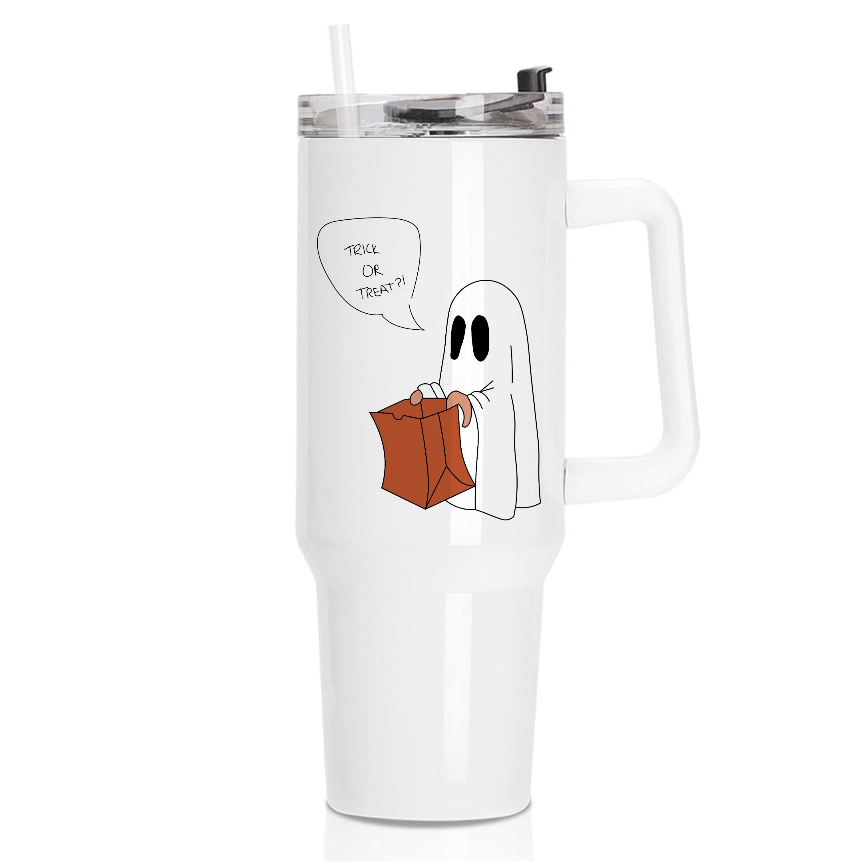 Trick Or Treat Ghost - Halloween Tumbler