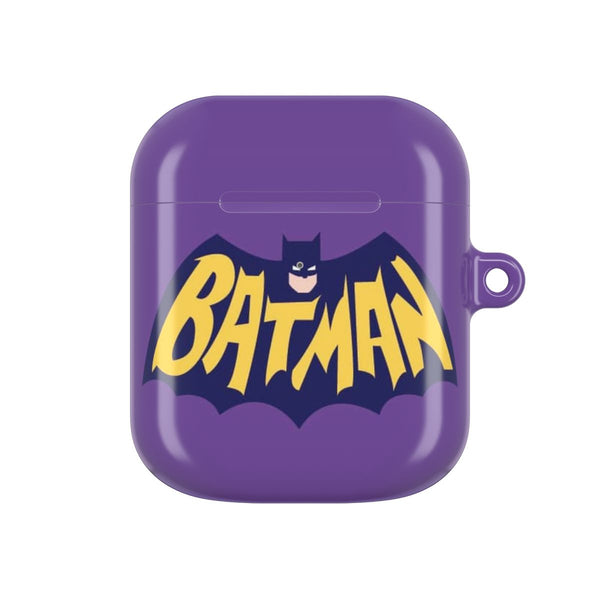 Bat Superhero Purple Logo AirPods case — AirPods 1