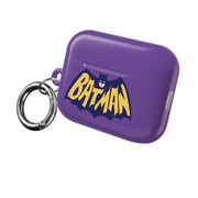 Bat Superhero Purple Logo AirPods Case 8