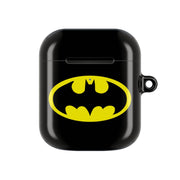 Black Bat Superhero Logo AirPods Case 2