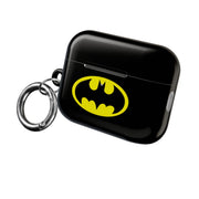 Black Bat Superhero Logo AirPods Case 8