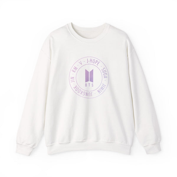 Galaxy Logo - BTS Sweatshirt White Front