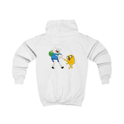 Jake The Dog And Finn The Human Kids Hoodie 3
