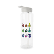 Among Gaming characters Clear Water Bottle 6