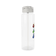 Among Gaming characters Clear Water Bottle 8