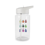 Among Gaming characters Clear Water Bottle 2