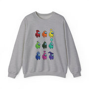 Among Gaming characters Sweatshirt 3