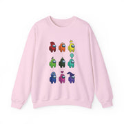 Among Gaming characters Sweatshirt 7