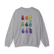 Among Gaming characters Sweatshirt 4