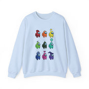 Among Gaming characters Sweatshirt 9