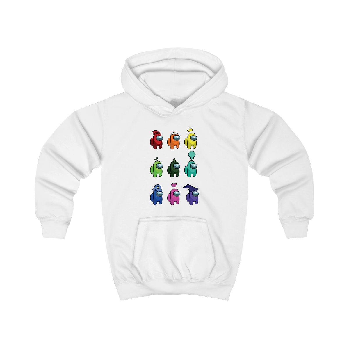 Among Gaming characters Kids Hoodie