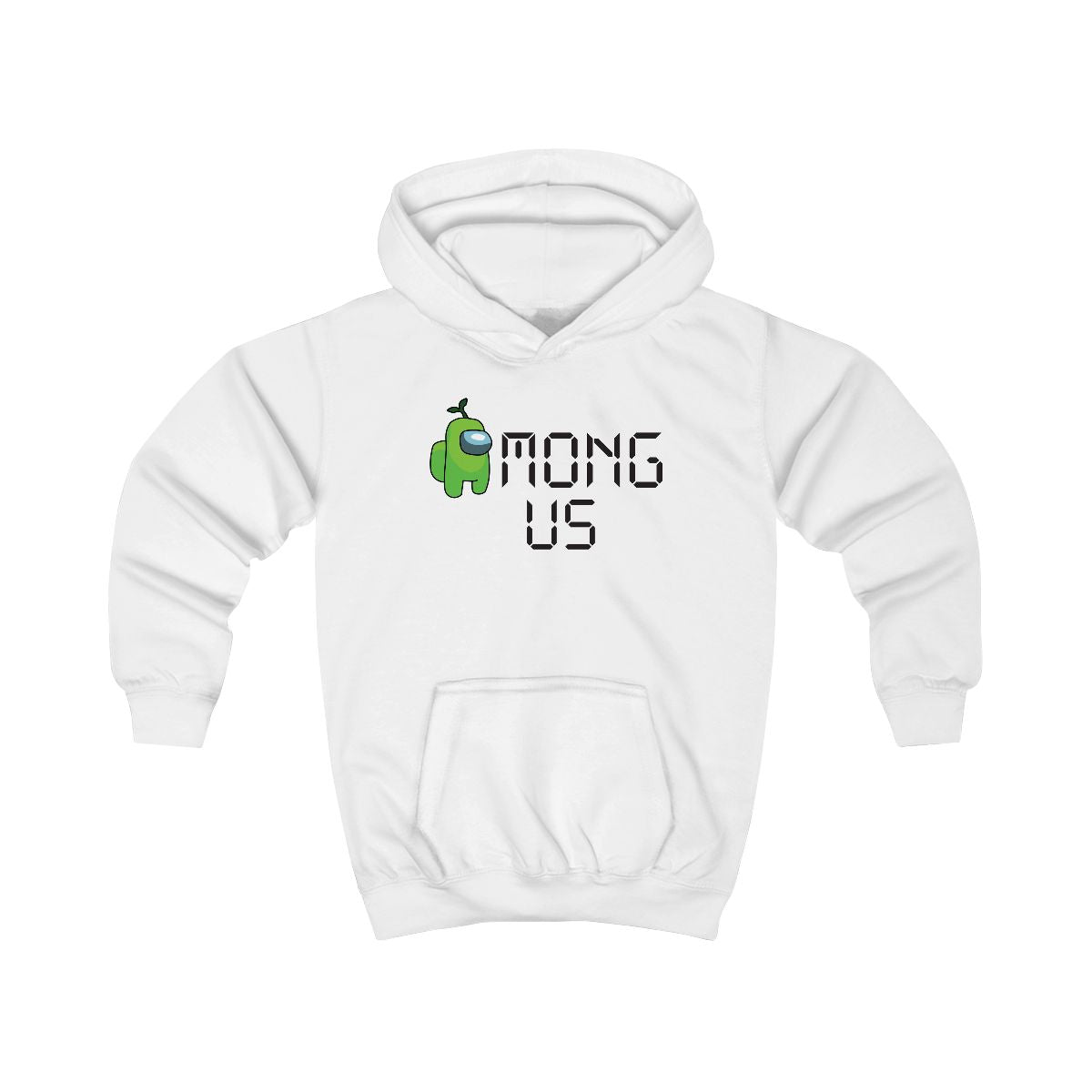 Among Gaming - Green Kids Hoodie