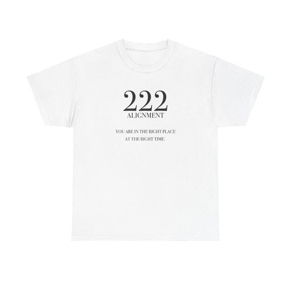 222 - Angel Numbers T-Shirt White Front