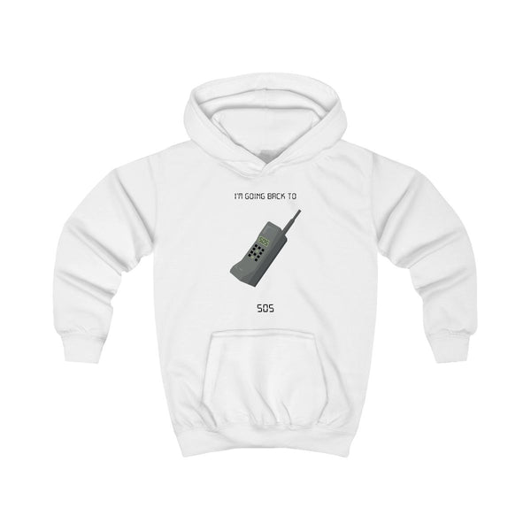 I'm going back to 505 Kids Hoodie White Front