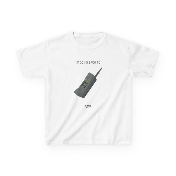I'm going back to 505 Kids T-Shirt White Front
