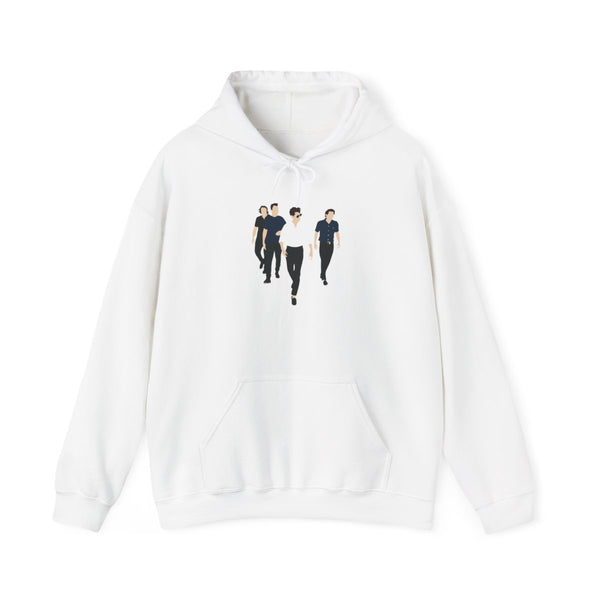 Walking Hoodie White Front