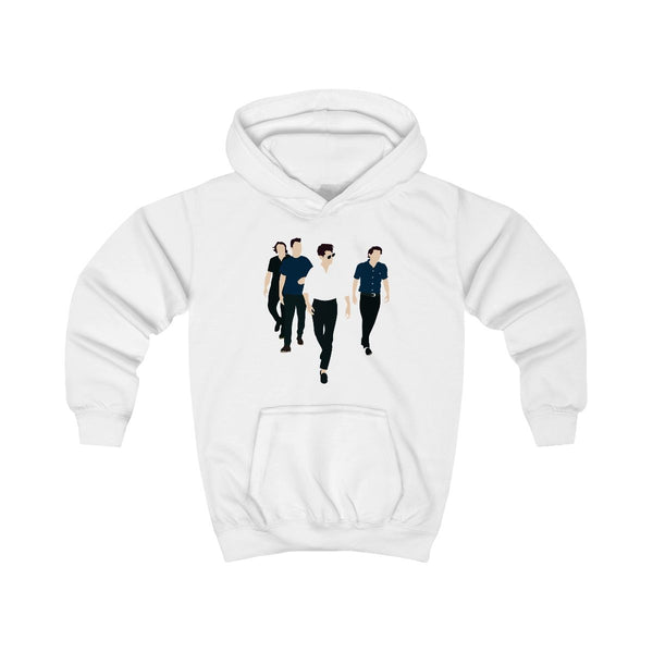 Walking Kids Hoodie White Front