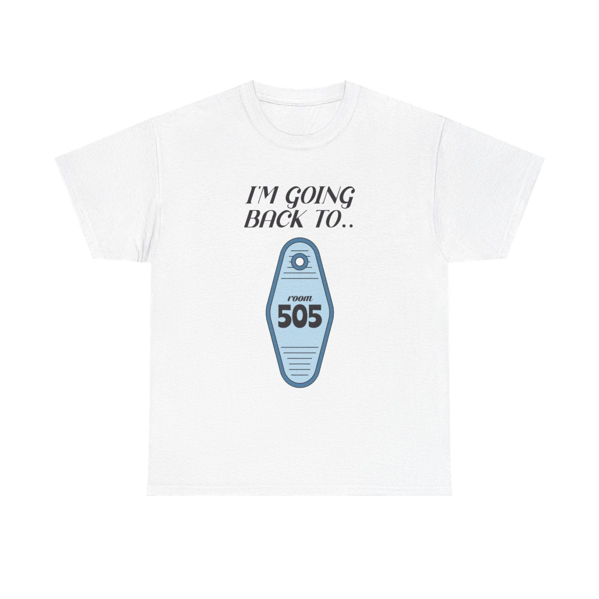 I'm Going Back To 505 Keyring T-Shirt