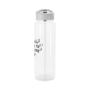 Call Me When You're High  Clear Water Bottle 9